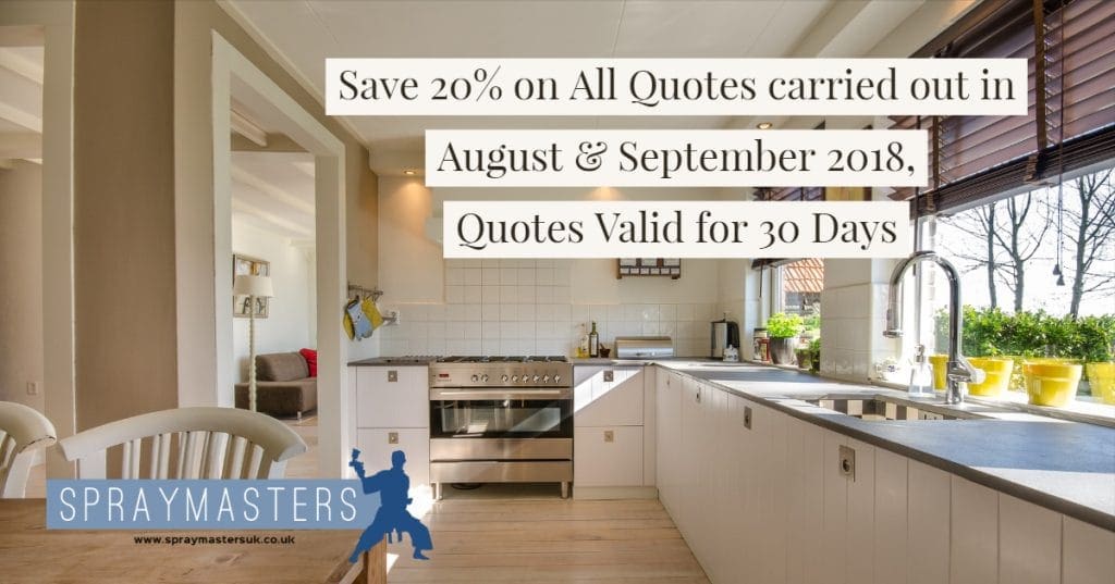 Kitchen Spraying cost Kitchen Spraying Cost Spraymasters UK