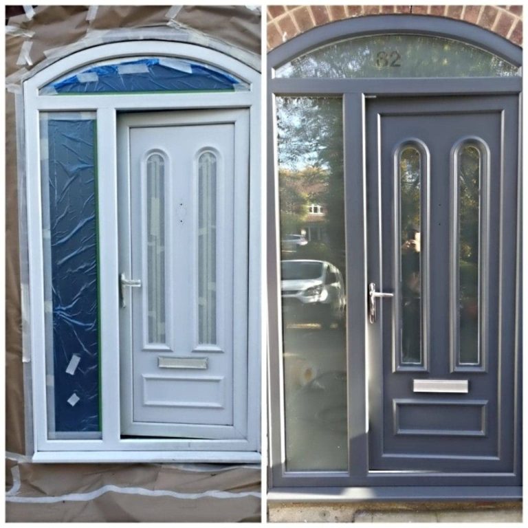 Paint uPVC Windows Grey Can You Paint Window Frames Spraymasters UK