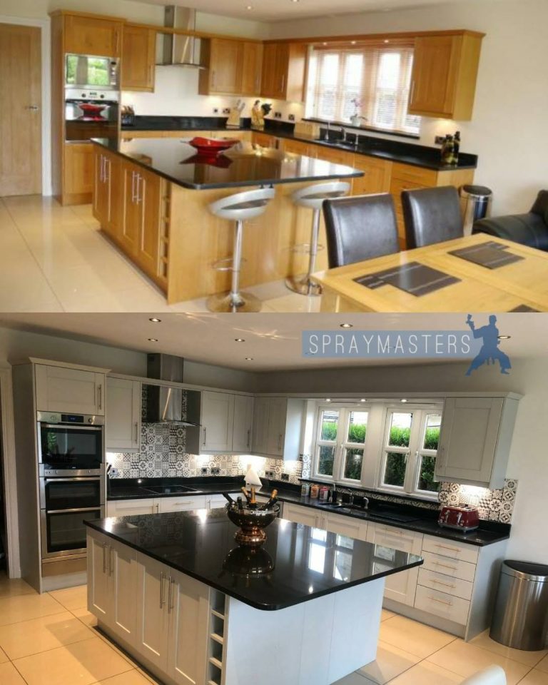 Ridiculously Good Kitchen Spraying, Respray Kitchen Spraymasters UK