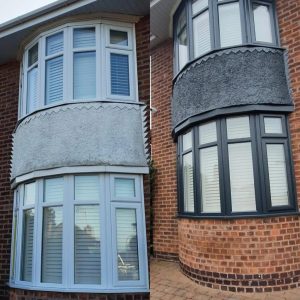 upvc window spraying Derby
