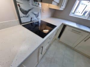spray granite worktop spraying